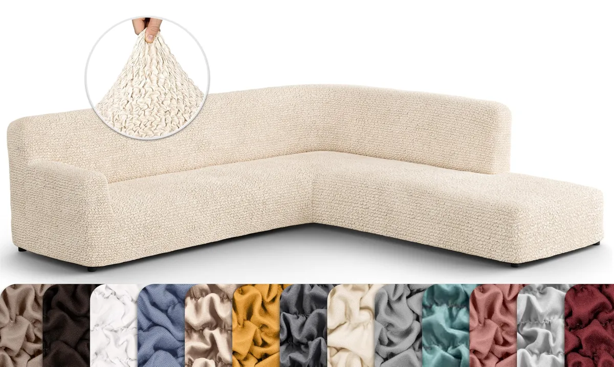 Corner Special Right - 1-Piece Furniture Protector - Form Fit, Machine Washable -MicrofibraCollection — image 19