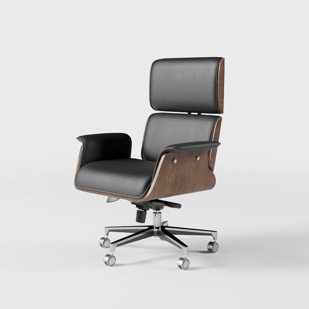 Modern White L-Shape Executive Left Hand Desk & Office Chair Set (70.9'') — image 22
