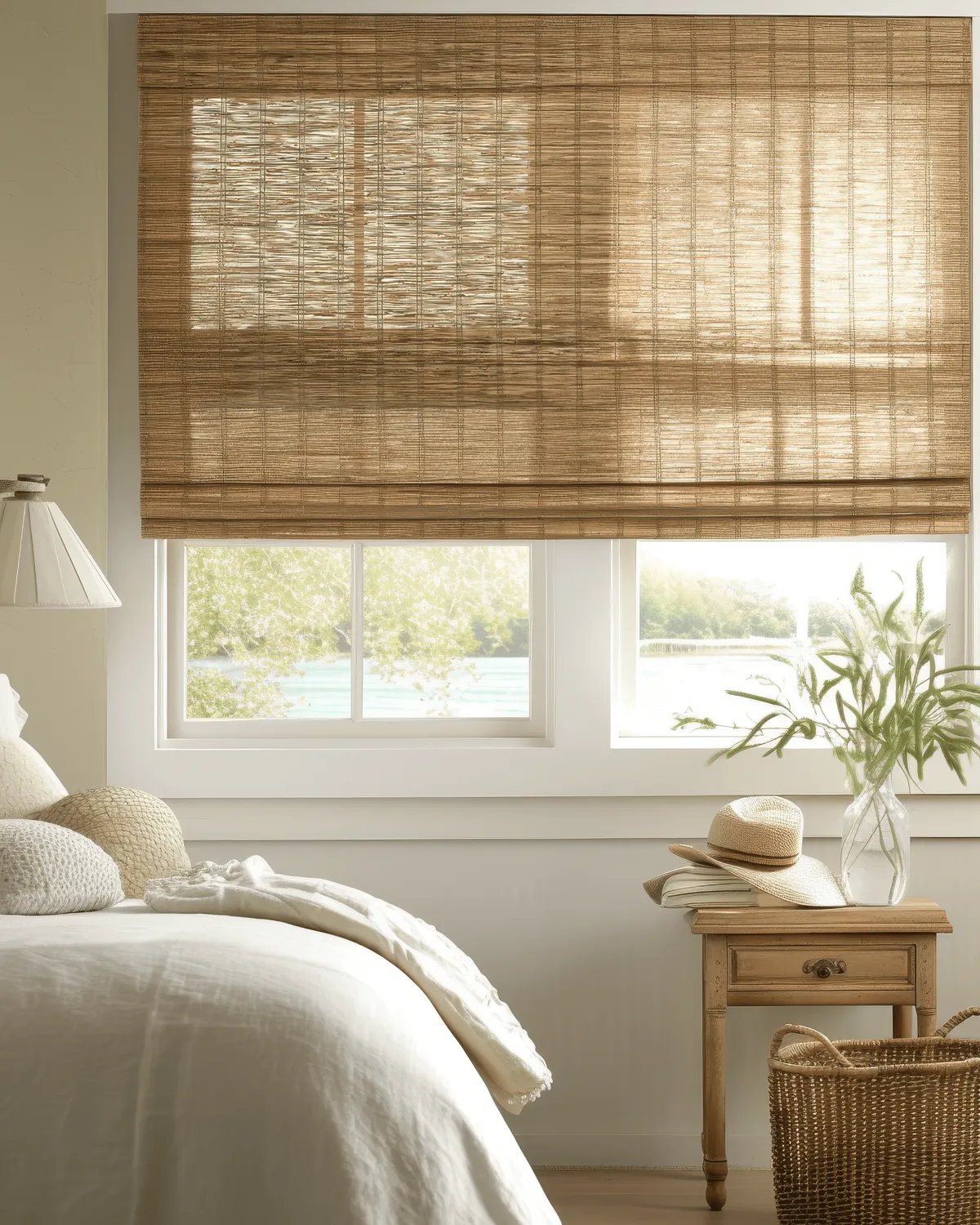 Rumi Jute Motorized Woven Shade - Straw
