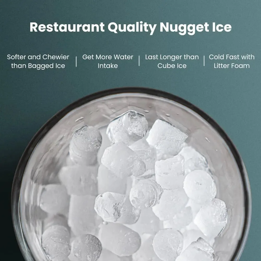 GEVI Adella Crystal Clear Nugget Ice Maker Machine IMNC0 — image 5