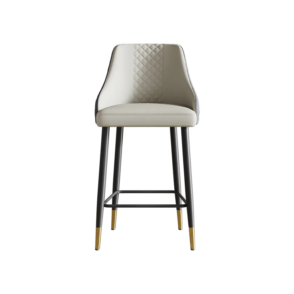 Diamic Black Faux Leather Counter Stool with Upholstered — image 18