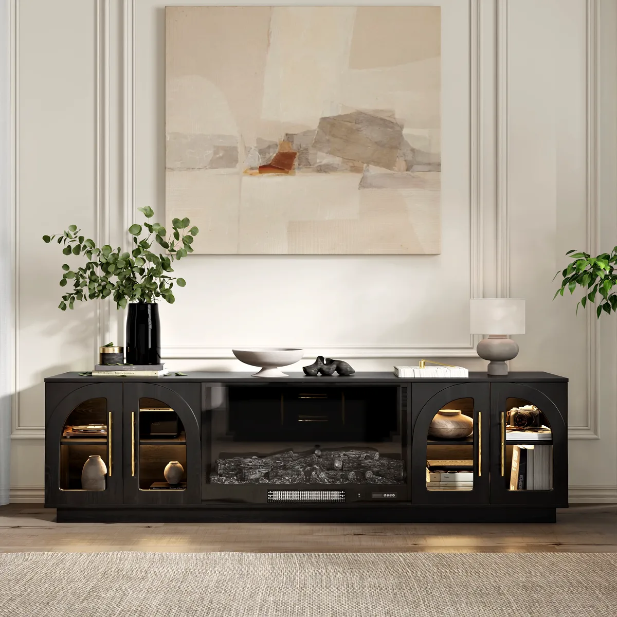 Arune 80" Arched Glass Doors — image 15