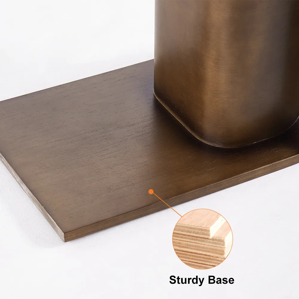 Oak Wood C-Style End Table — image 10