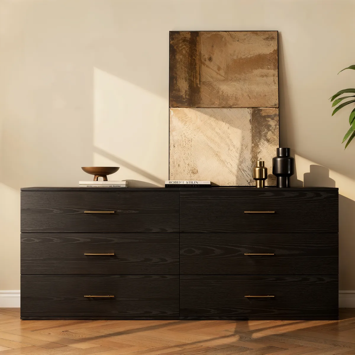 Arune 63" TV Stand with 6 Drawers Storage Chests — image 12
