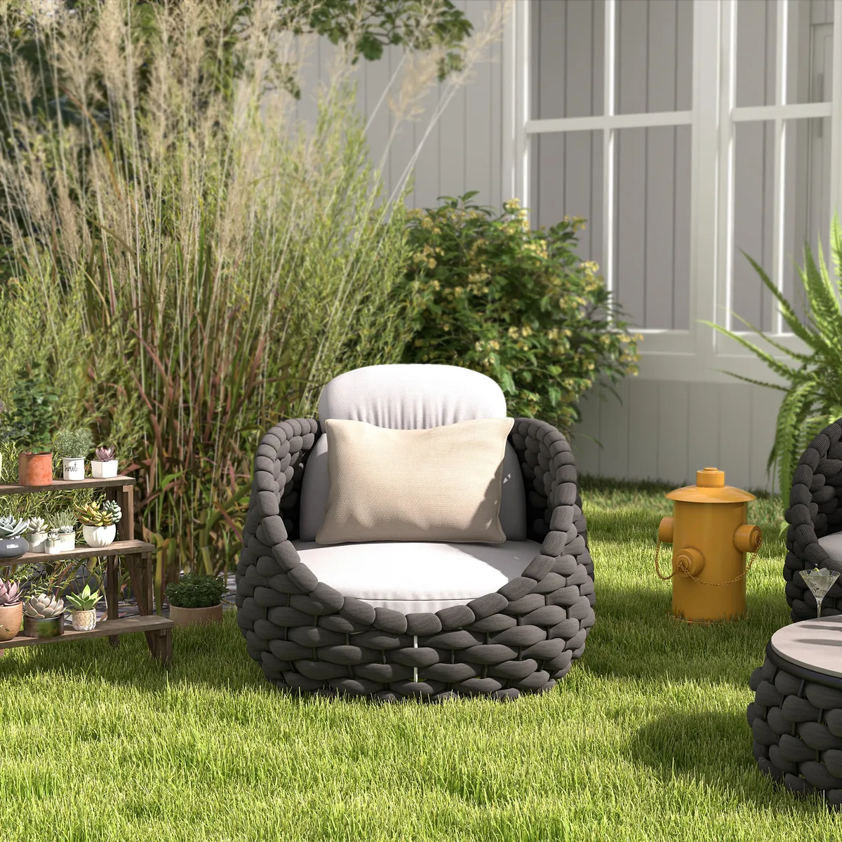 Cocaro Outdoor Aluminum & Rope Weave — image 3