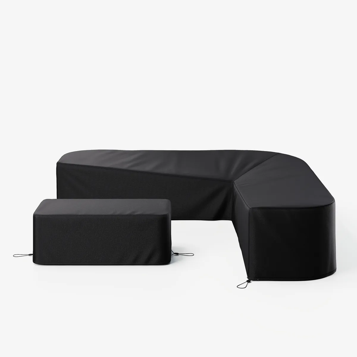600D 2-Pieces Polyester Weatherproof Outdoor Patio Furniture Set Covers — image 9