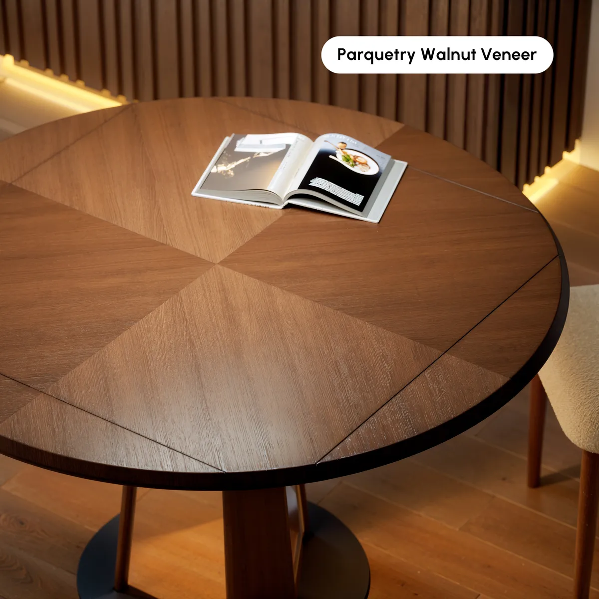 Dining Set 36"-47" Solid Wood Extendable Dining Table — image 8