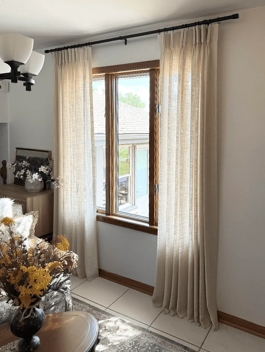 Jupiter Linen Look Soft Heavyweight Sheer Custom Curtain — image 4