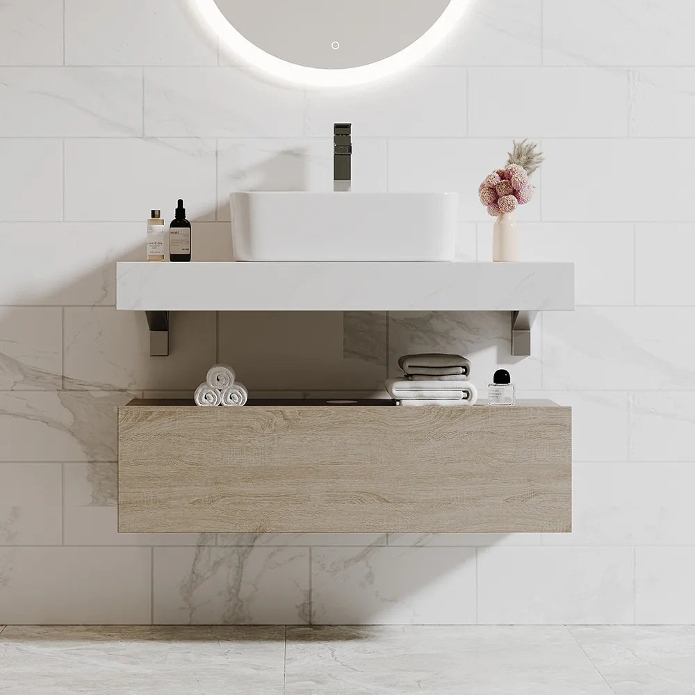 35.4" Floating Bathroom Vanity Set with Single Sink — image 11