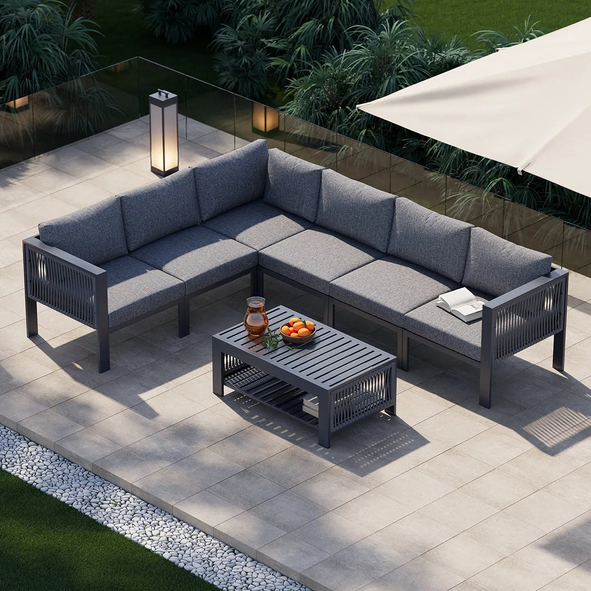 Fencura 600D Tough Canvas Waterproof Outdoor Patio Furniture Set Covers — image 2