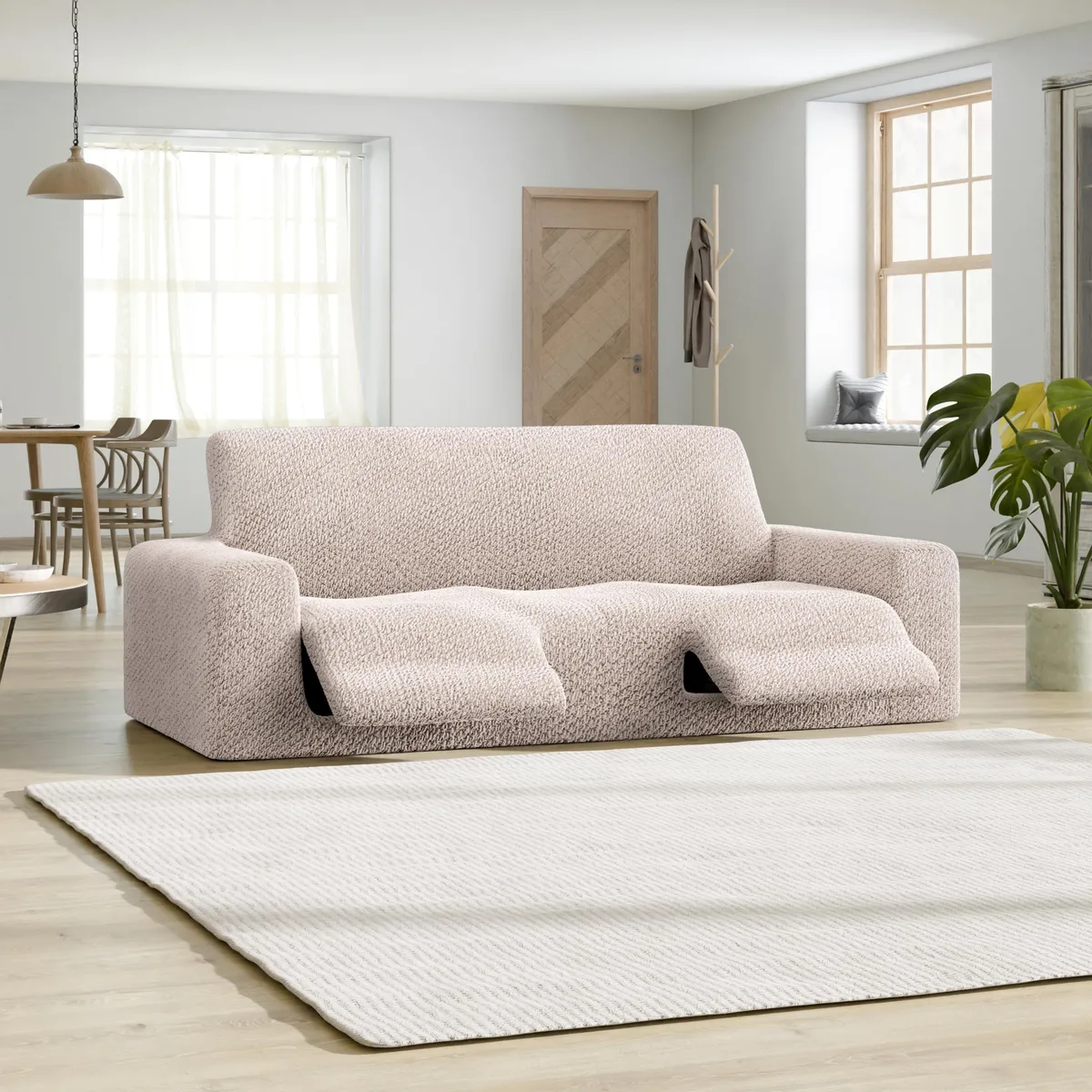 Recliner Sofa Slipcover - 1-Piece Furniture Protector - Form Fit, Machine Washable -VelvetCollection — image 9