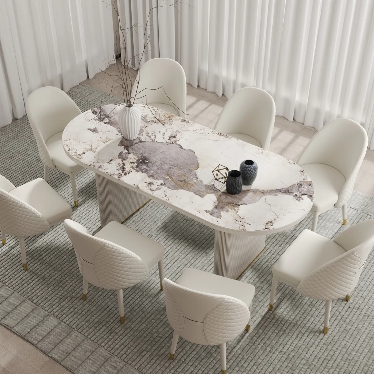 79''-95'' Oval Dining Table — image 11