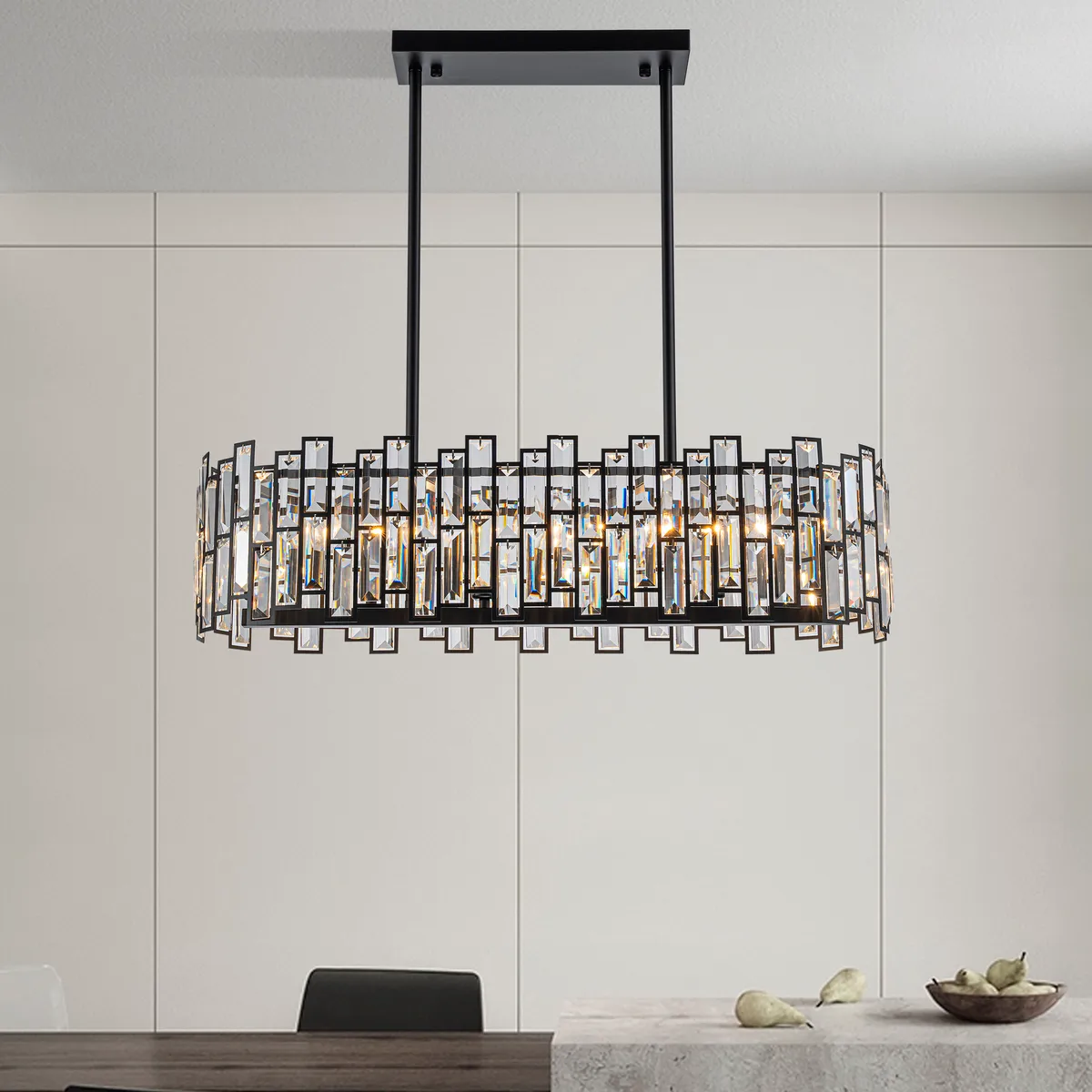 Clyvra 6-Light Kitchen Island Light Crystal Ceiling Light — image 18