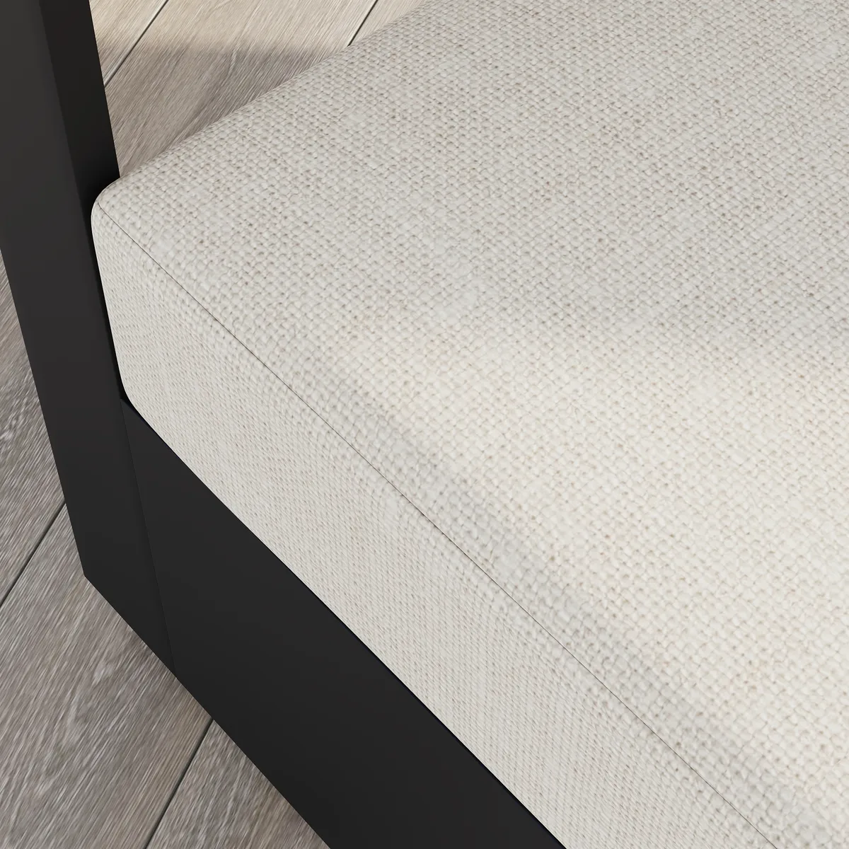 Tevara Teak & Aluminum Outdoor Swivel Chair Modern Yard & Patio Furniture in Gray Cushion Included — image 8