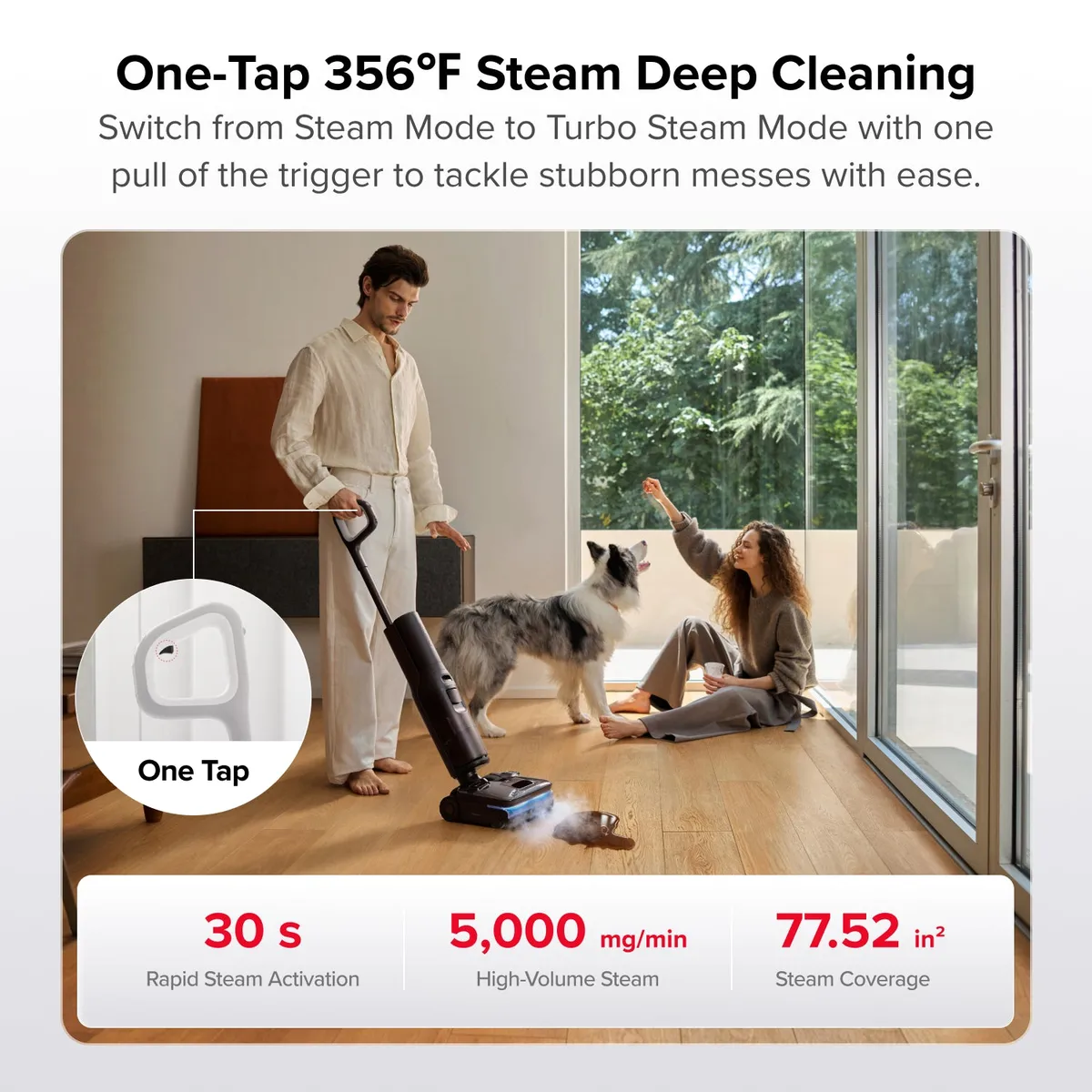 Roborock F25 Ultra Steam Gen 2 – Steam Wet-Dry Vacuum with Turbo Steam & Robotic Arm — image 4