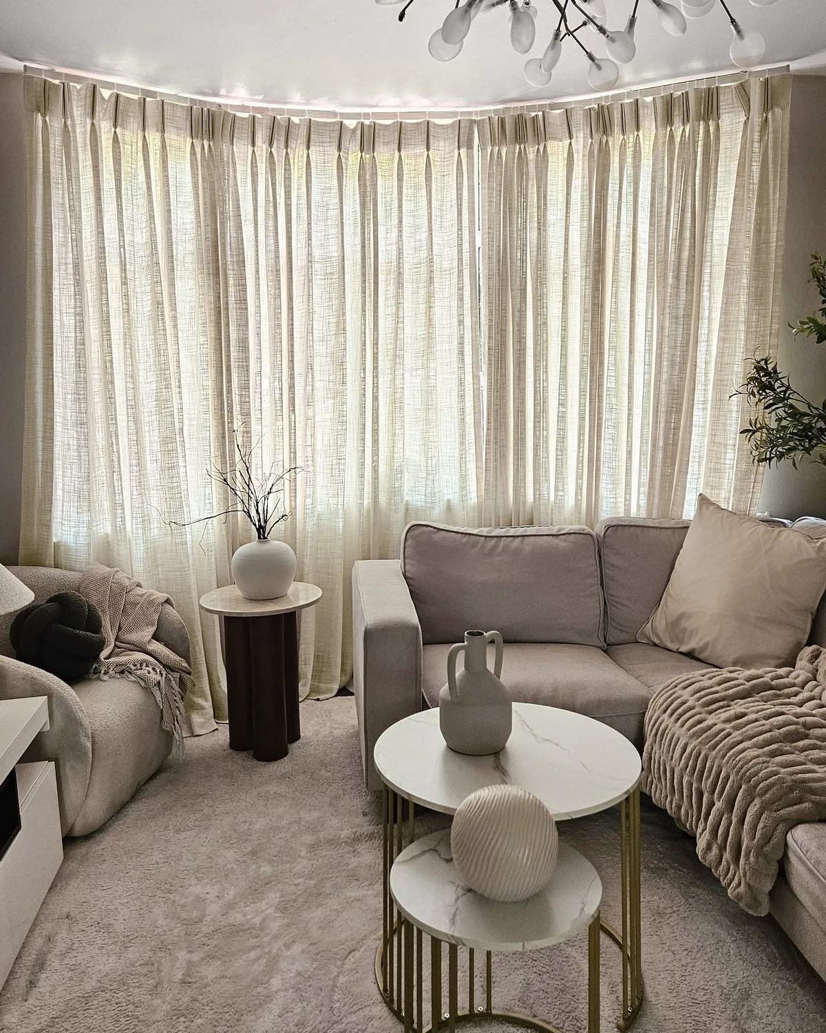 Jupiter Linen Look Soft Heavyweight Sheer Custom Curtain — image 3