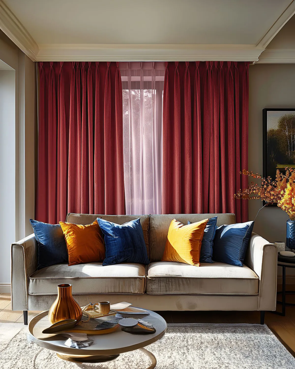 Laborien 4 Layers Linen Look Heavyweight Soundproof Thermal 100% Blackout Anti-Dust Custom Curtain — image 5