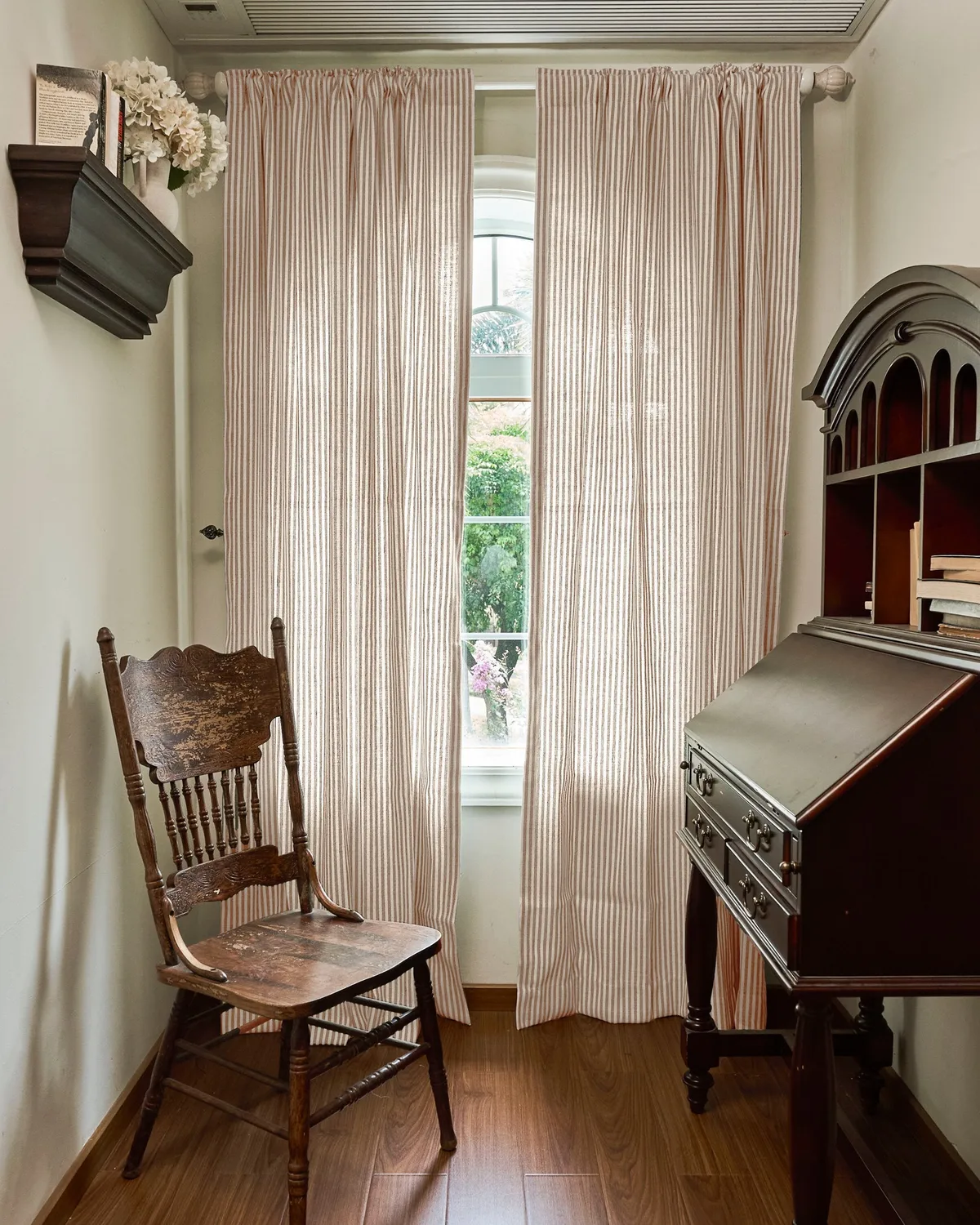 Milo Linen Blend Striped Custom Curtain — image 3
