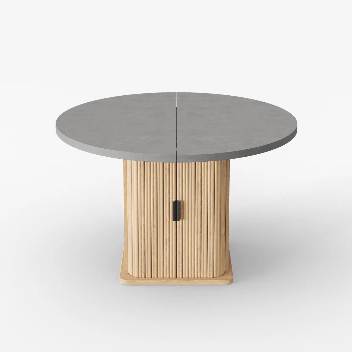47"-63" Gray Extendable Dining Table Set — image 10