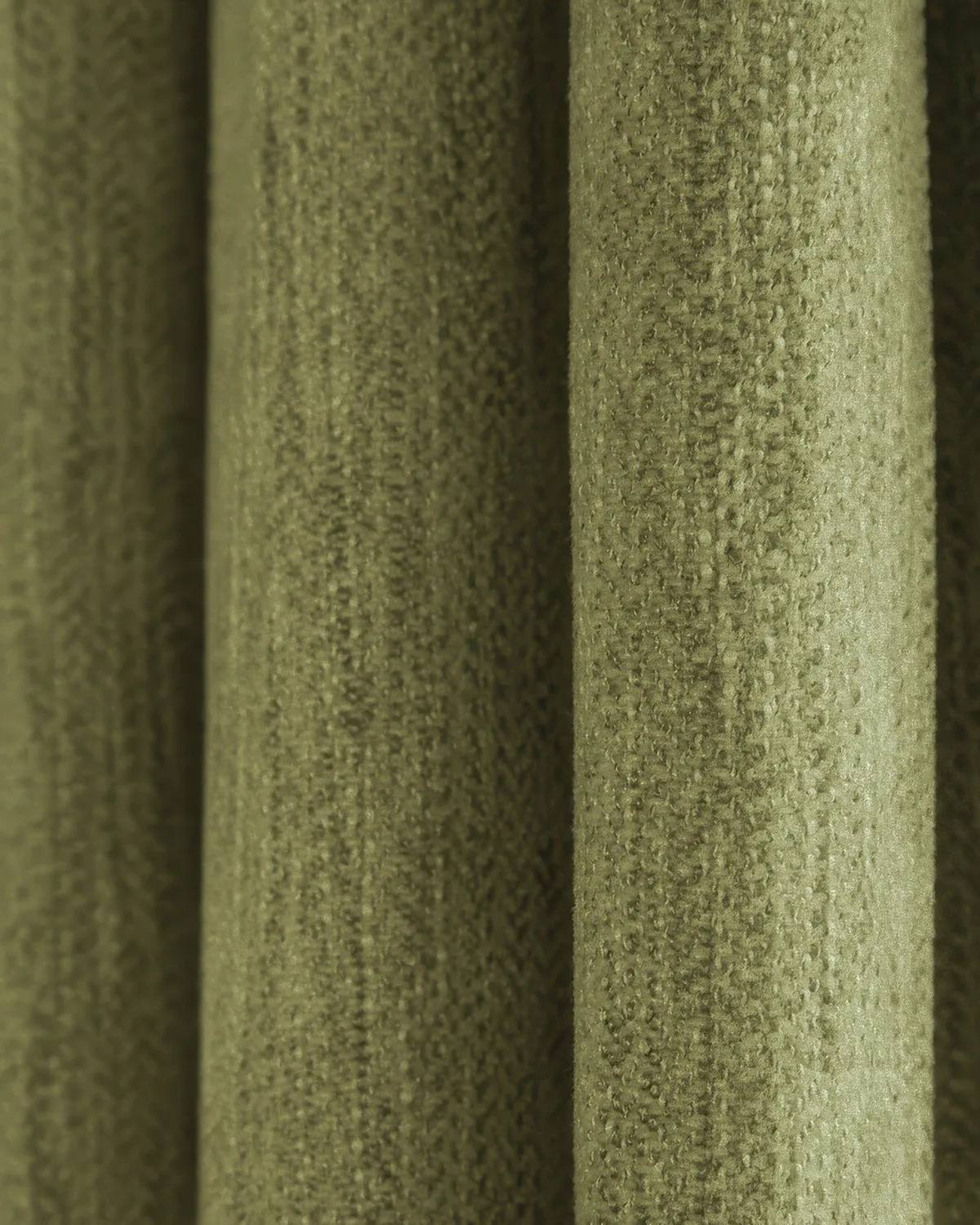 Ivy Linen Look Heavyweight Herringbone Textured Custom Curtain — image 2