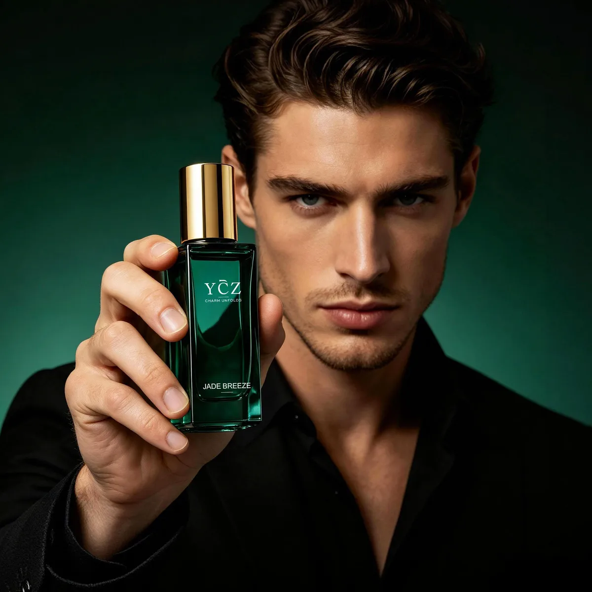 Jade Breeze Citrus?Tea Eau de Parfum for Men, 0.85 fl oz /25ml Travel Size, Long?Lasting Amber & Musk Scent, Portable Perfume for Office & Daily Wear — image 3