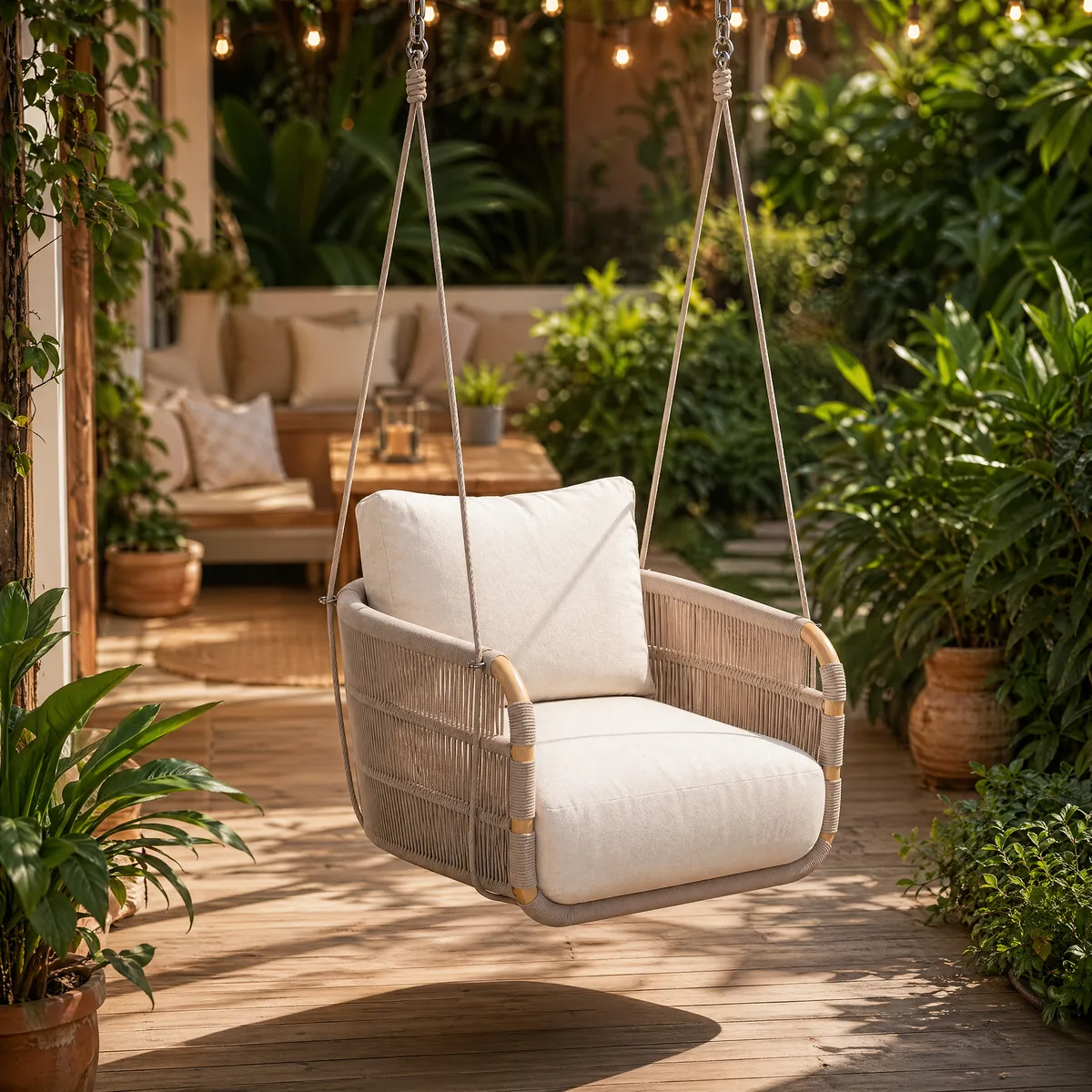 Costra 600D Tough Canvas Waterproof Outdoor Patio Swing — image 2