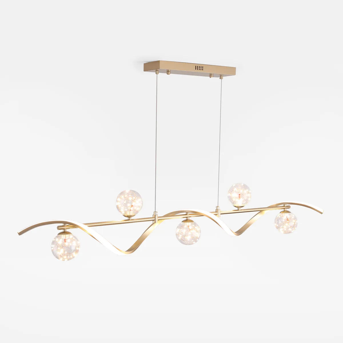 Set Of Two 4-Light LED Linear Dimmable Kitchen Island Lighting — image 24