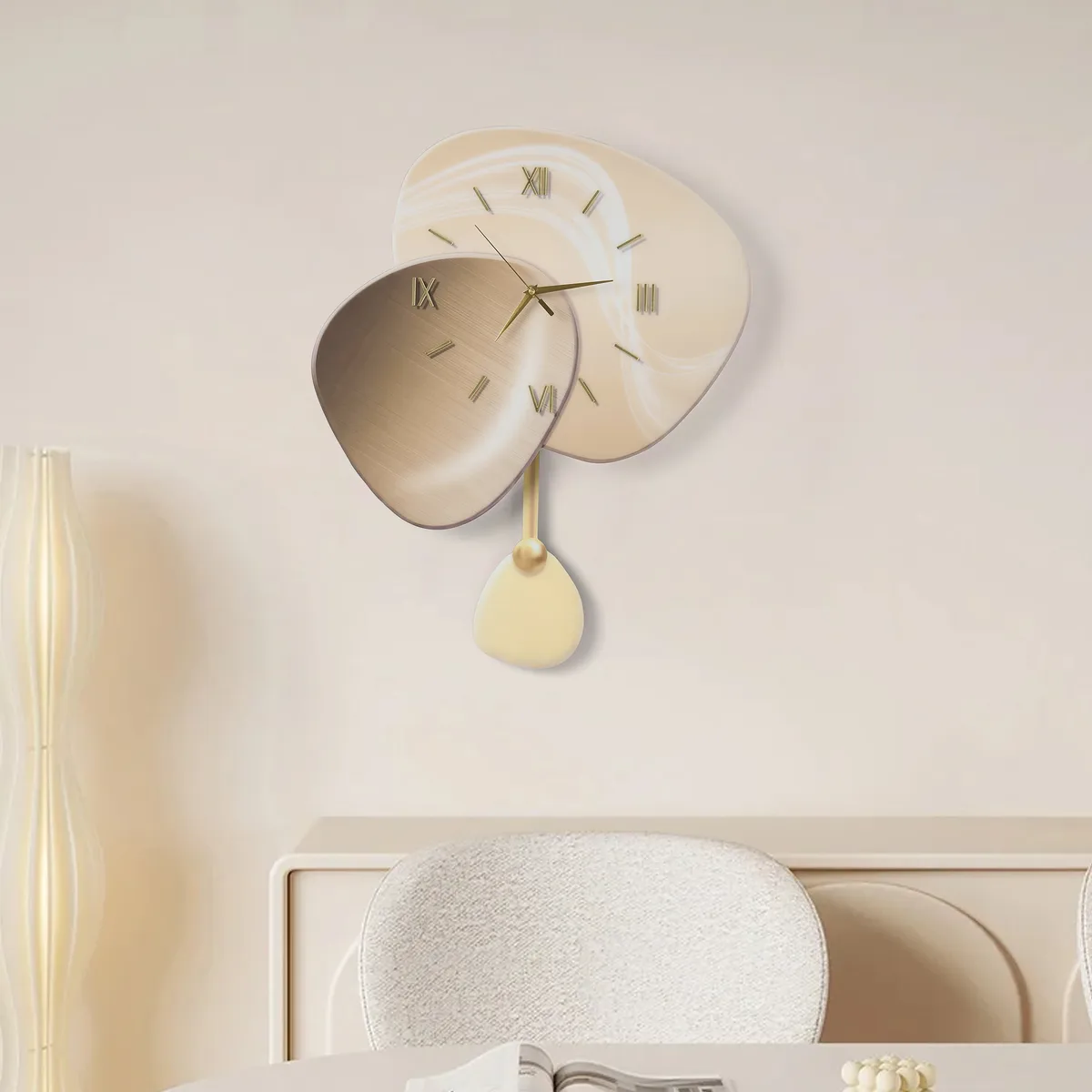 24" LED Wall Clock with 3-Color Dimming and Remote Control — image 12