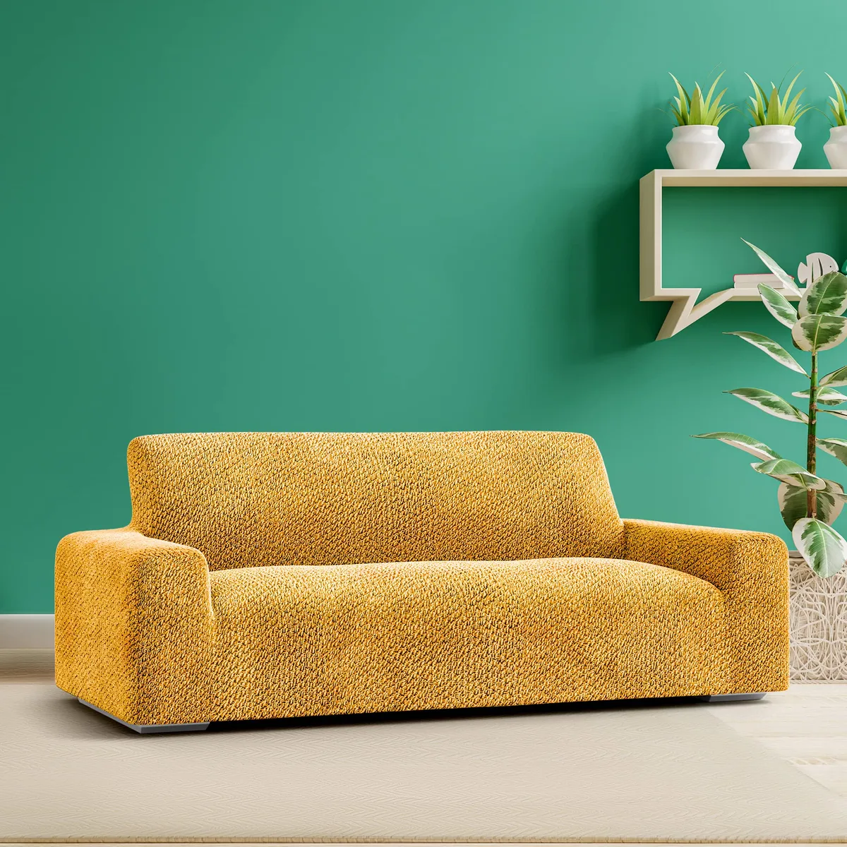 Sofa Slipcovers - 1-Piece Furniture Protector - Form Fit, Machine Washable -VelvetCollection — image 12