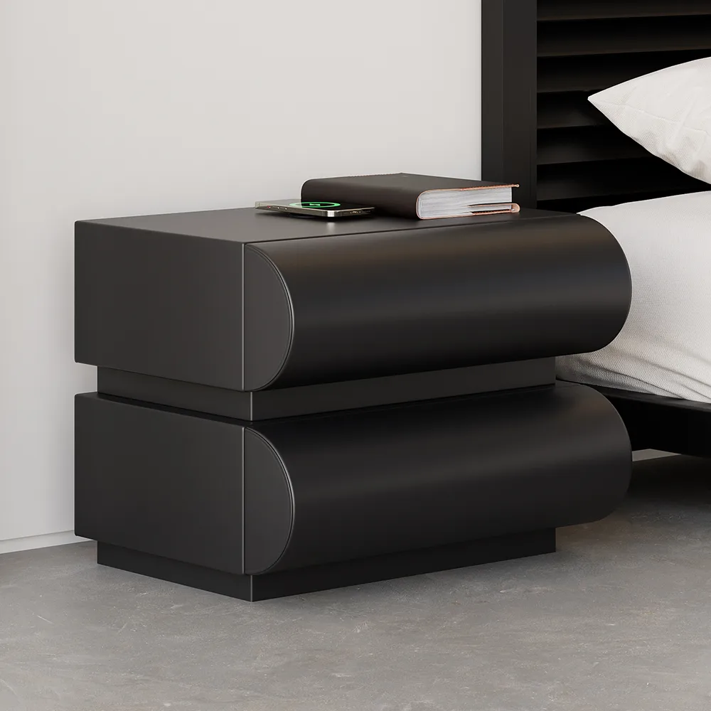 Bedroom Dresser & Vanity Desk Set 6-Drawer Dresser Chest & White Makeup Vanity Set — image 20