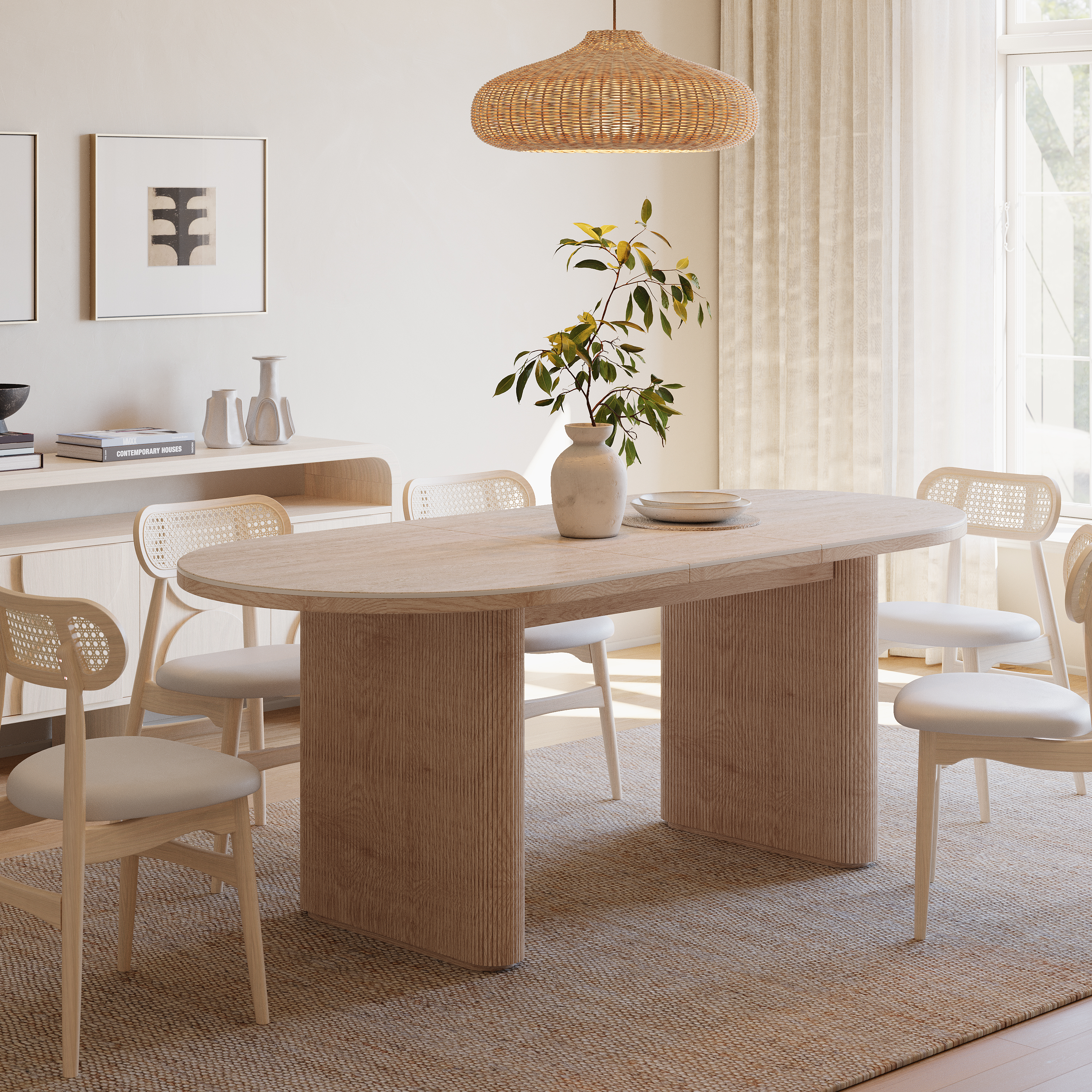 79''-95'' Oval Dining Table — image 4