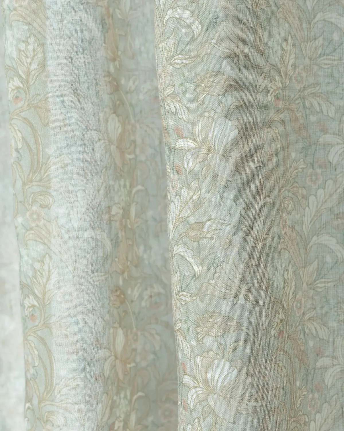 Awake Floral Patterned Custom Cafe Curtain — image 2
