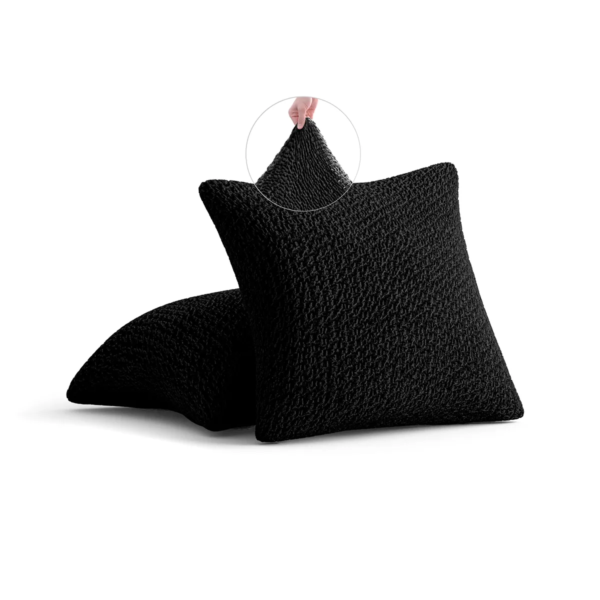 Pillow Slipcovers - 1-Piece Furniture Protector - Form Fit, Machine Washable -VelvetCollection — image 13