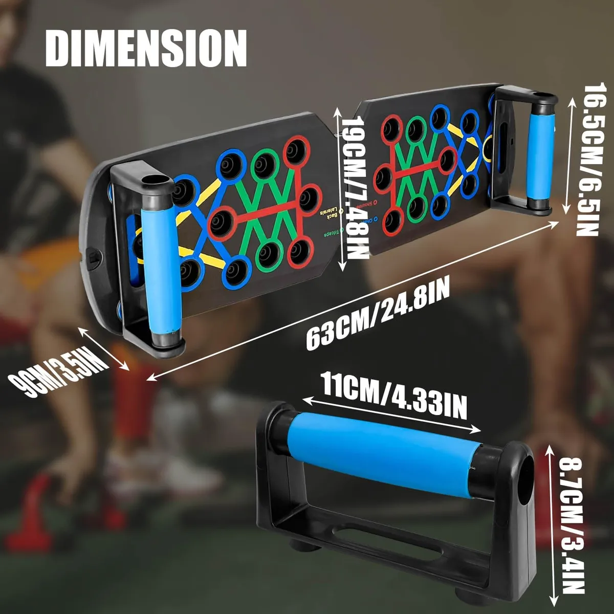 Multi-function Push Up board with automatic counting for Strength Training Portable Home Gym Workout Equipment — image 4