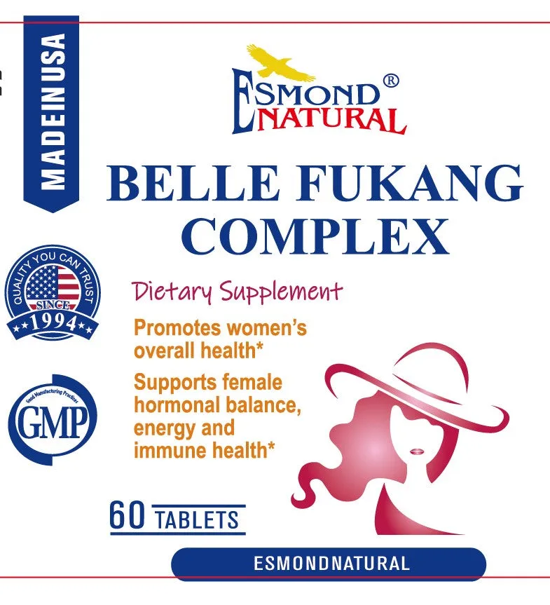 Belle Fukang Complex (Promotes women overall health. Support female hormonal balance, energy and immune health), USA, FDA, GMP, NPAC-60 Tablets — image 2