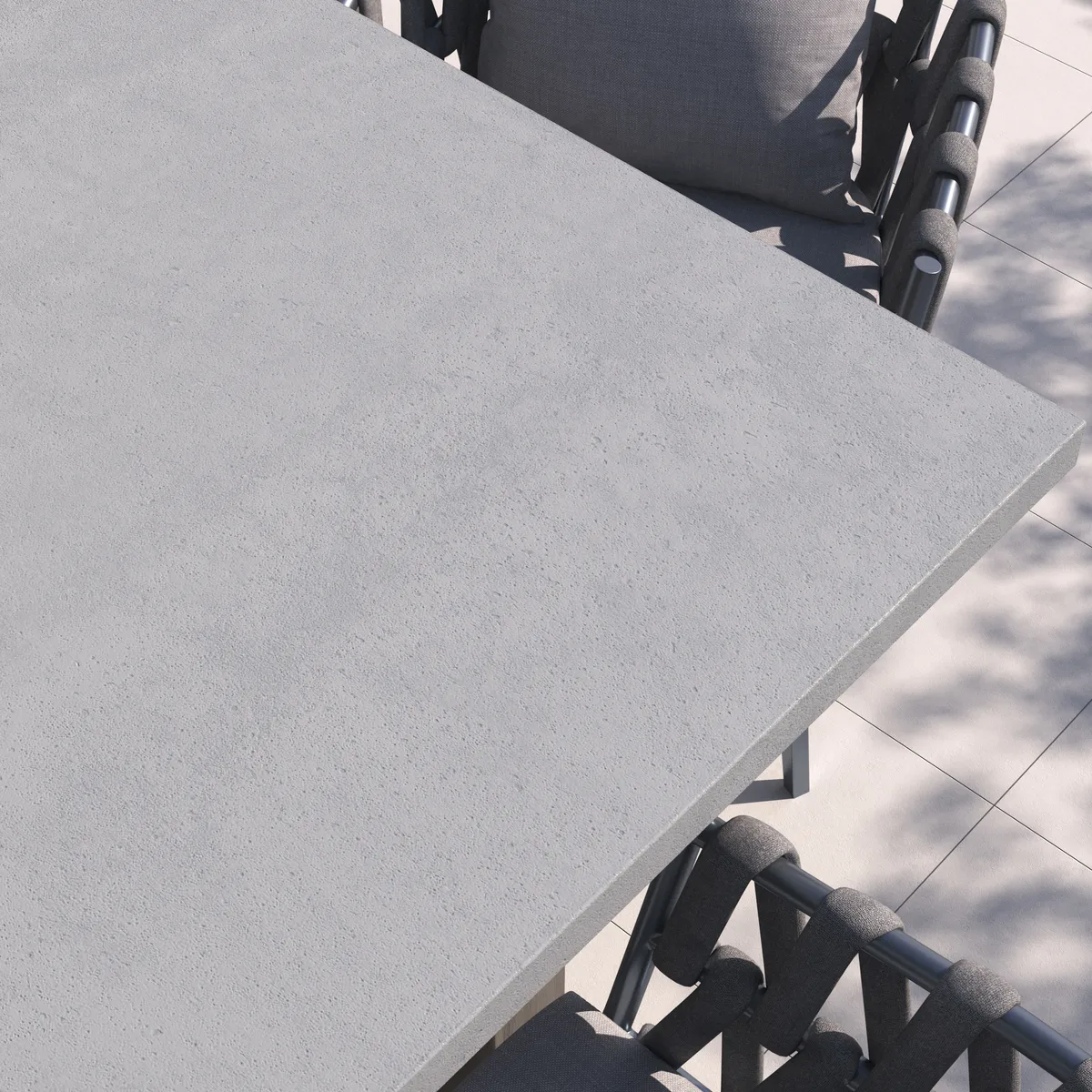 11 Pieces Gray Aluminum Outdoor Patio Dining Set with Extendable Table and Woven Armchai — image 5