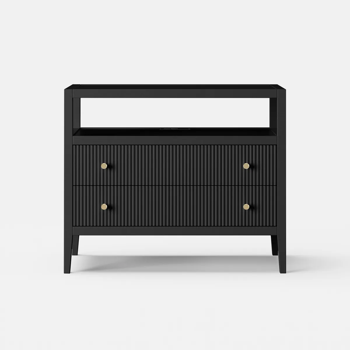 30" Wide Long Modern Smart Nightstand — image 17