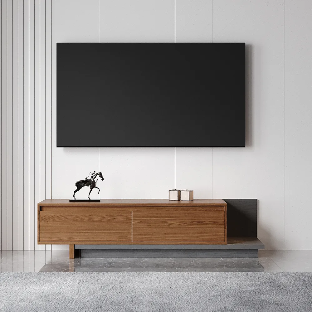 Fero Minimalist Retracted & Extendable TV Stand — image 6