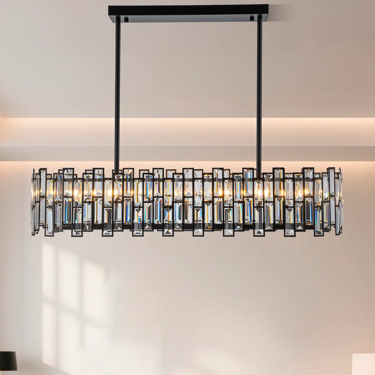 Clyvra 6-Light Kitchen Island Light Crystal Ceiling Light — image 28