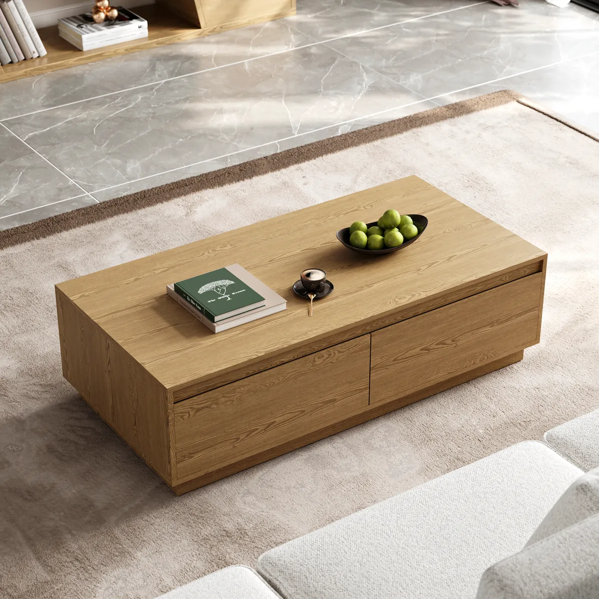 Fero Mid Century Extendable TV Stand & Block Coffee Table Set — image 26