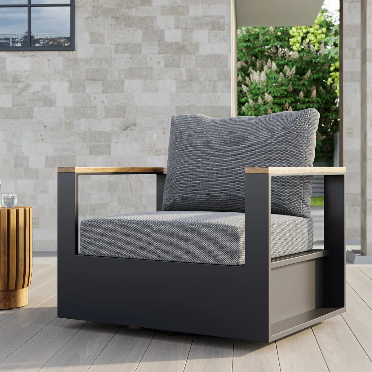 Waterproof 600D Patio Chair Cover Canvas Outdoor Furniture Cover — image 2