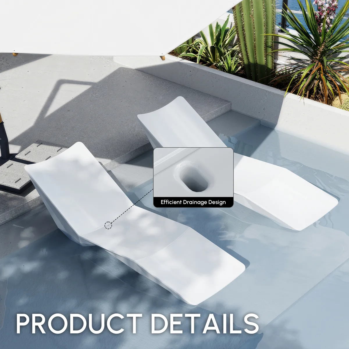 Outdoor Weather-Resistant Pool Chaise Lounge — image 10