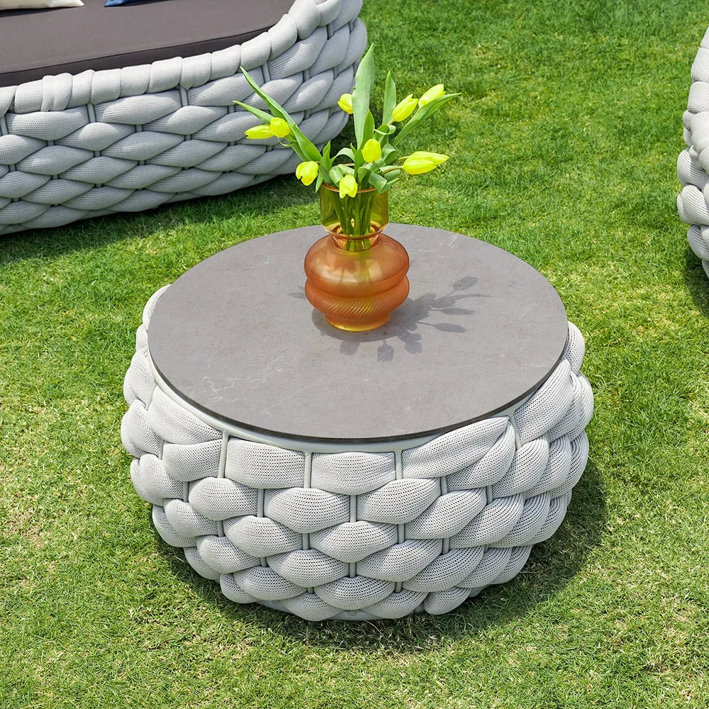 Cocaro 8-Piece Outdoor Rope Weave Sofa Set with Black Cover — image 8