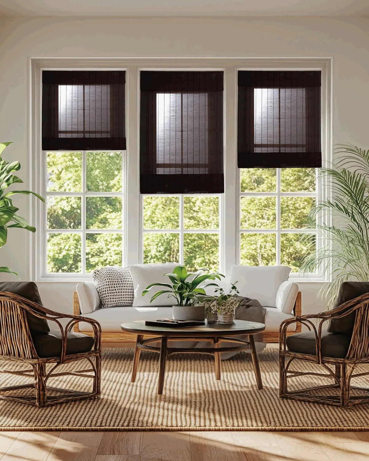 Toni Bamboo Woven Shade - Hazel — image 3
