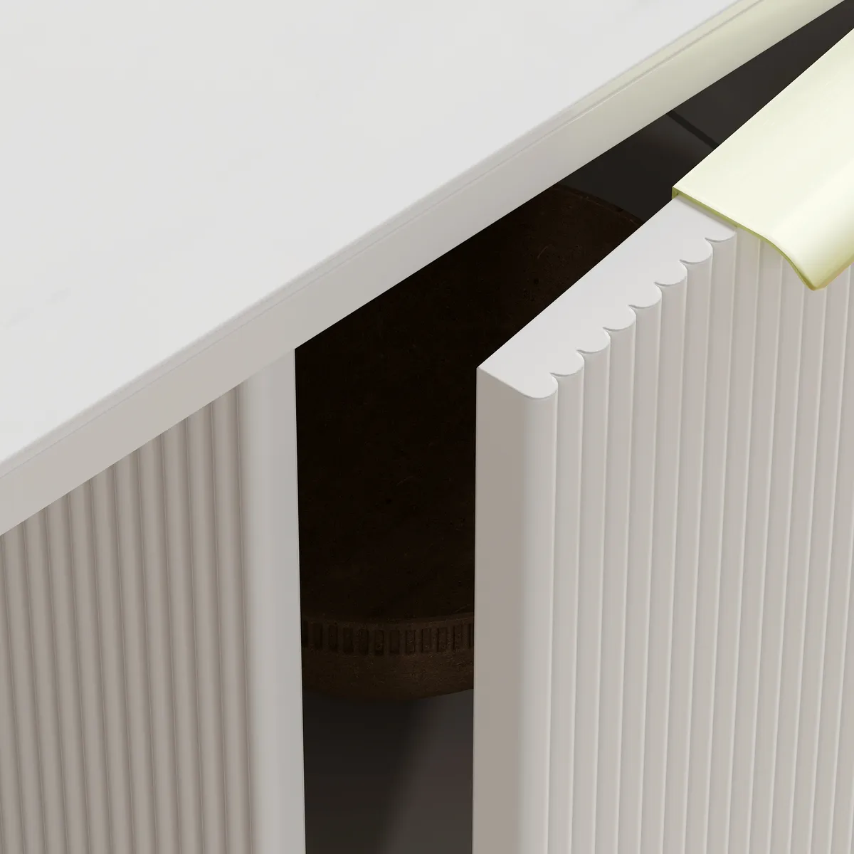 Modern White Ash Wood Rectangle Desk & Reclining Leather Office (63.8") — image 28