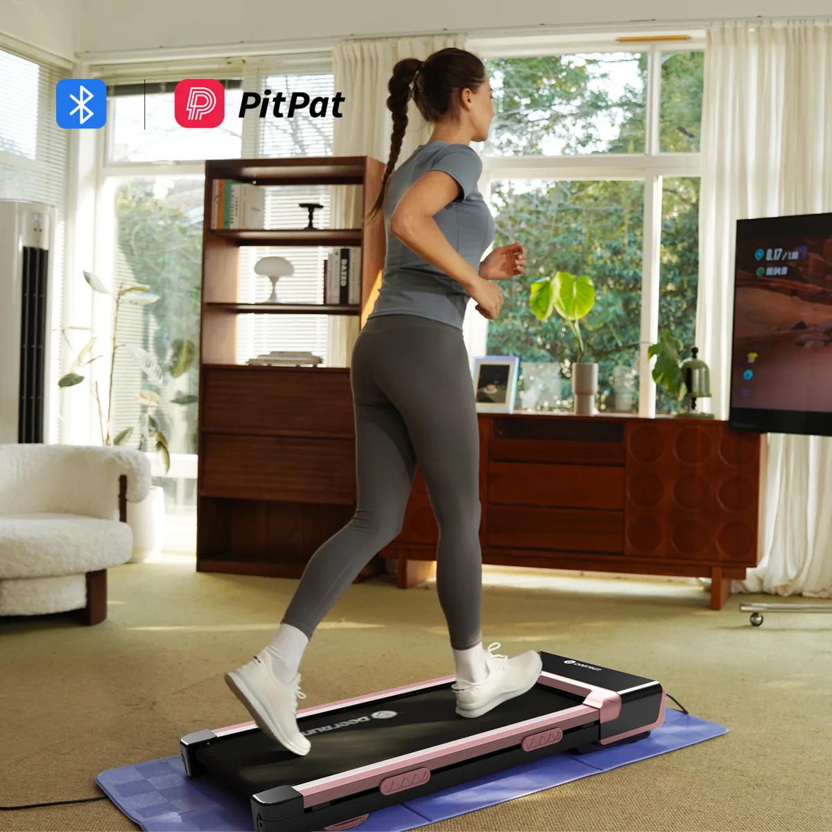Z10 12% Auto Incline Smart Walking Pad Treadmill with remote — image 16
