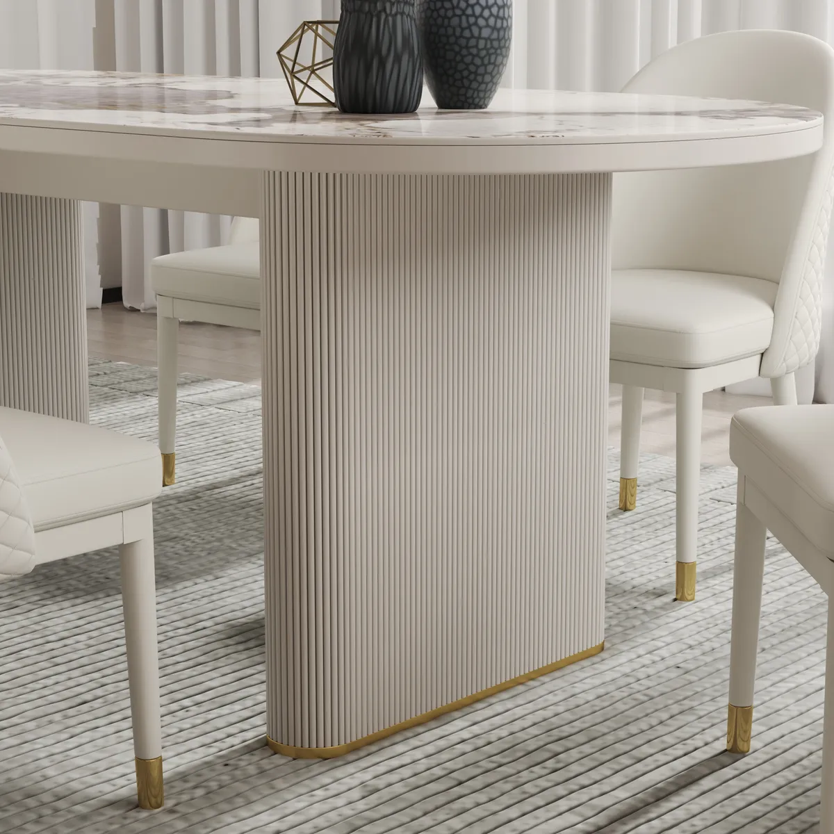 79''-95'' Oval Dining Table — image 17