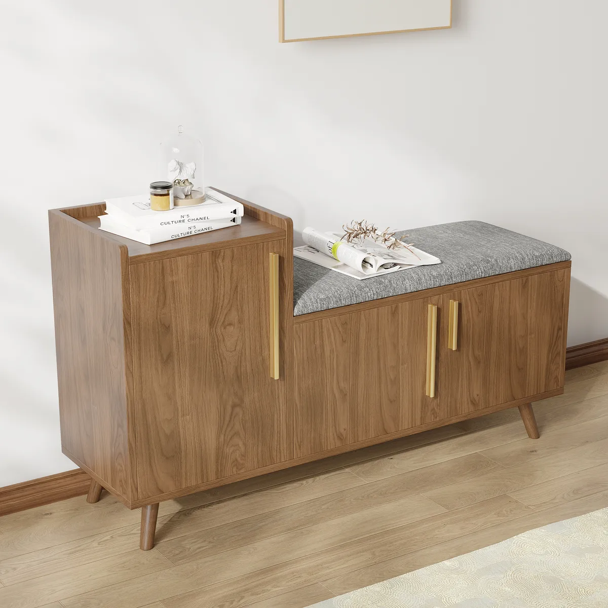 Shoe Storage Entryway Bench — image 6