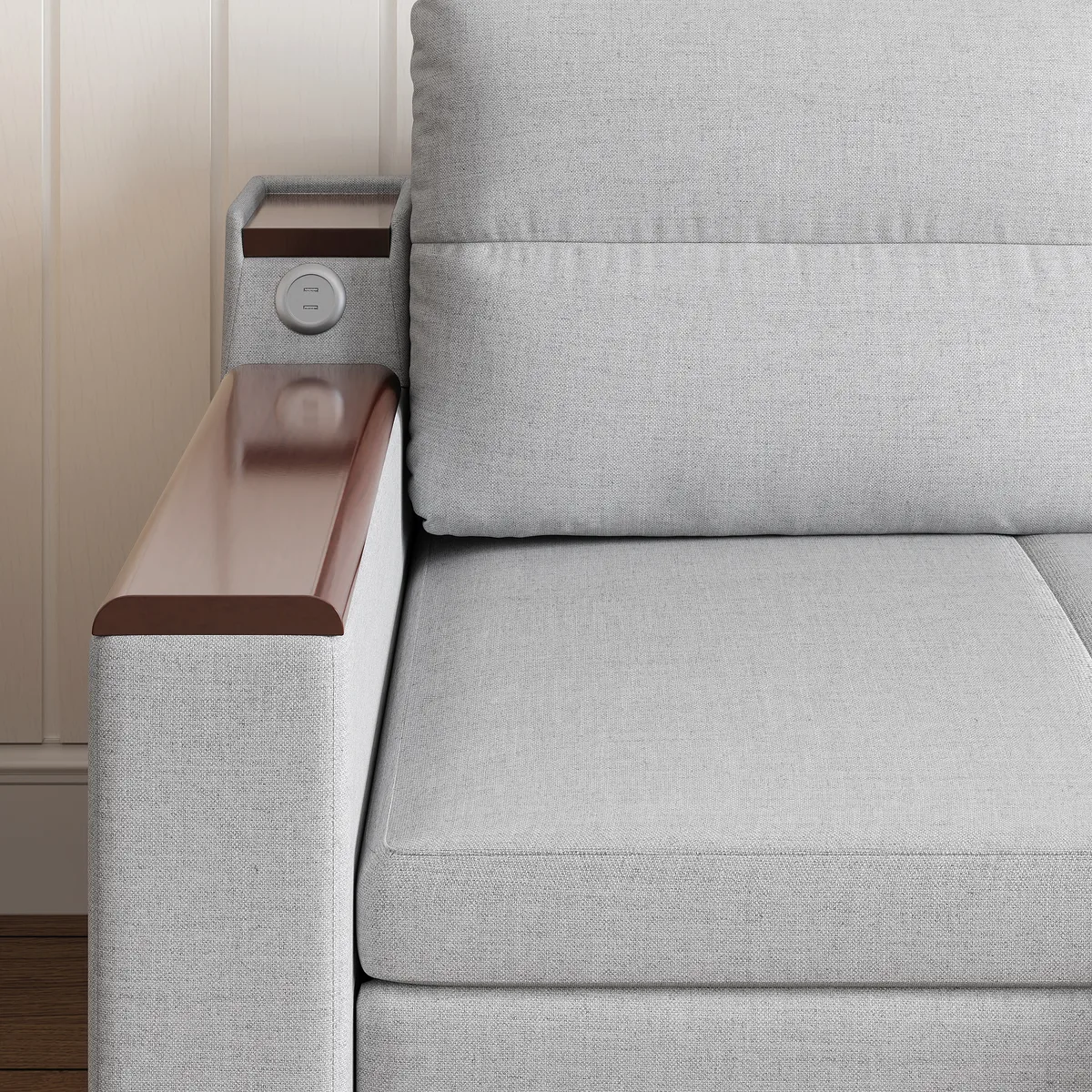 King Size Daybed with Trundle Linen Pull Out Sofa Bed — image 16