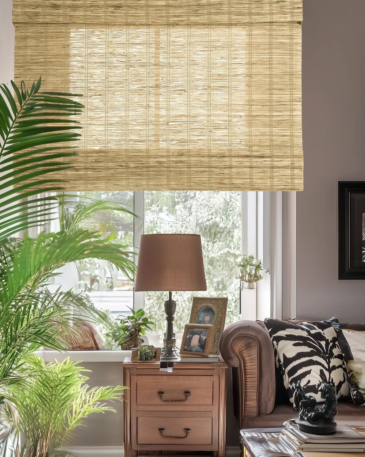 Rumi Jute Woven Shade - Cream — image 3